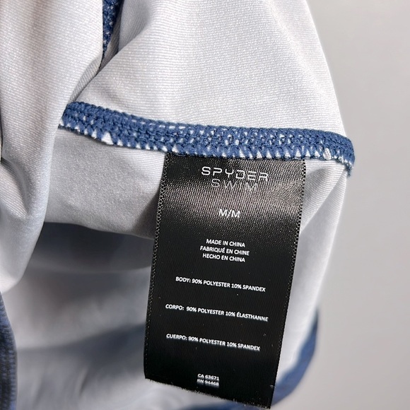 Spyder Rash Guard 30+ UPF Protection Long Sleeve Surf -Swim-Cycle Men's Shirt M - Picture 6 of 7